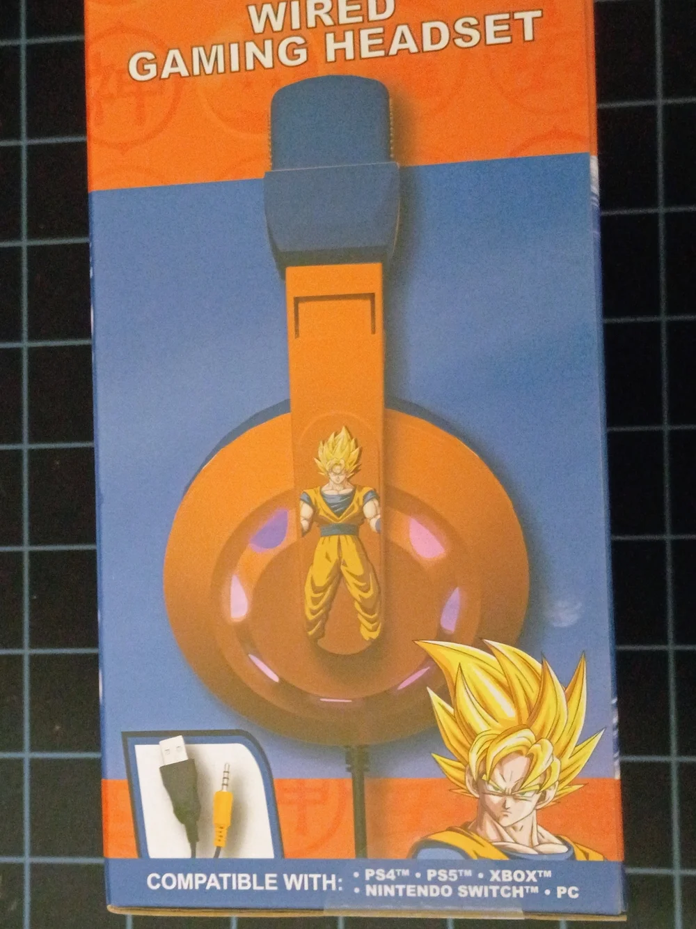 Wired Gaming Headset - Orange & Blue